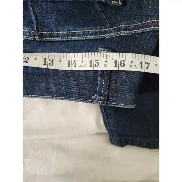 Democracy Ab Solution jeans Ankle skimmer indigo sz 14 slimming stretch comfort - Picture 7 of 8